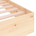 Estructura de cama sin colchón madera maciza 100x200 cm