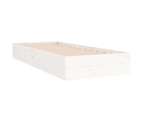 Estructura cama individual sin colchón madera blanco 90x190 cm