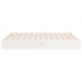 Estructura de cama doble sin colchón madera blanco 135x190 cm