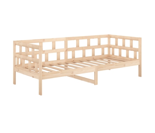 Sofá cama sin colchón madera maciza de pino 90x200 cm