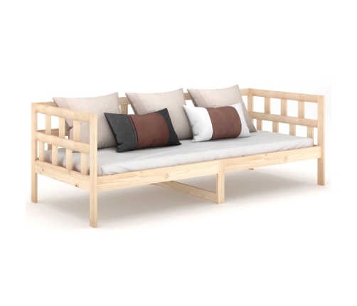 Sofá cama madera maciza de pino 80x200 cm