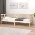 Sofá cama madera maciza de pino 80x200 cm