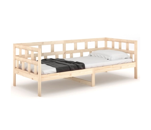 Sofá cama madera maciza de pino 80x200 cm