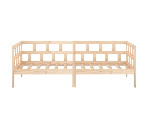 Sofá cama madera maciza de pino 80x200 cm