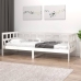 Sofá cama madera maciza de pino blanco 90x190 cm