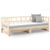 Sofá cama extraíble madera maciza de pino 2x(90x200) cm