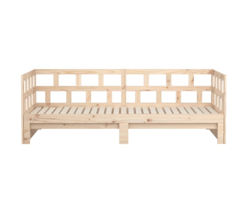 Sofá cama extraíble madera maciza de pino 2x(90x200) cm