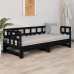 Sofá cama extraíble sin colchón negro 2x(90x200) cm