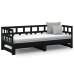 Sofá cama extraíble sin colchón negro 2x(90x200) cm
