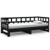 Sofá cama extraíble sin colchón negro 2x(90x200) cm
