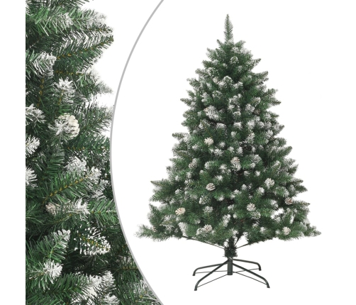 Árbol de Navidad artificial con soporte PVC 120 cm