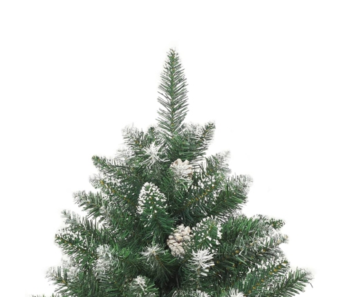 Árbol de Navidad artificial con soporte PVC 180 cm