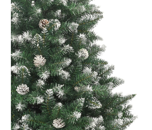 Árbol de Navidad artificial con soporte PVC 180 cm