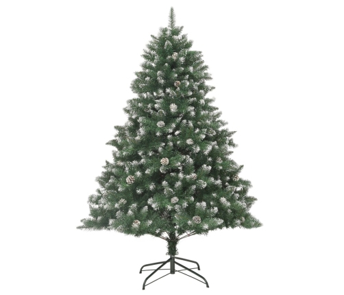 Árbol de Navidad artificial con soporte PVC 210 cm