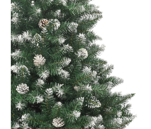 Árbol de Navidad artificial con soporte PVC 210 cm