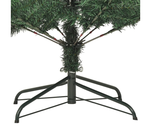 Árbol de Navidad artificial con soporte PVC 210 cm