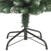 Árbol de Navidad artificial estrecho con soporte PVC 120 cm