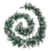 Guirnalda de Navidad con luces LED PVC verde 2,7 m