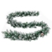 Guirnalda de Navidad con luces LED PVC verde 5,2 m