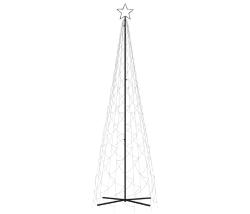 Árbol de Navidad cónico 500 LED de colores 100x300 cm