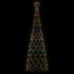 Árbol de Navidad cónico 500 LED de colores 100x300 cm