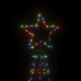 Árbol de Navidad cónico 500 LED de colores 100x300 cm