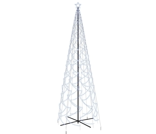 Árbol de Navidad cónico 1400 LED blanco frío 160x500 cm