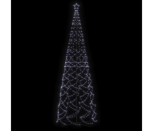 Árbol de Navidad cónico 1400 LED blanco frío 160x500 cm