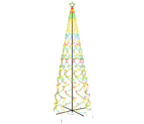 Árbol de Navidad cónico 1400 LED de colores 160x500 cm