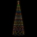 Árbol de Navidad cónico 1400 LED de colores 160x500 cm