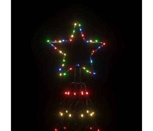 Árbol de Navidad cónico 1400 LED de colores 160x500 cm