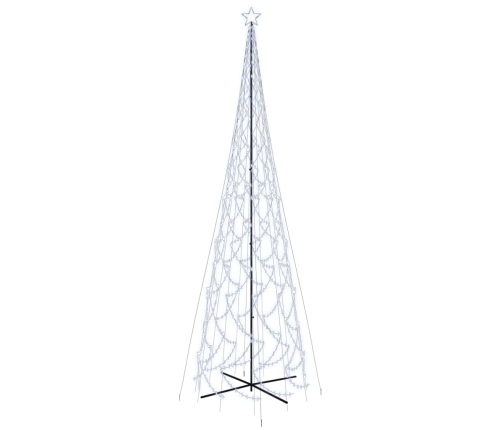 Árbol de Navidad cónico 3000 LED blanco frío 230x800 cm