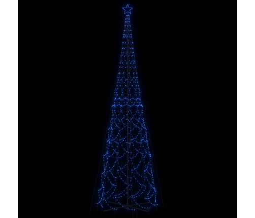 Árbol de Navidad cónico 3000 LED azul 230x800 cm