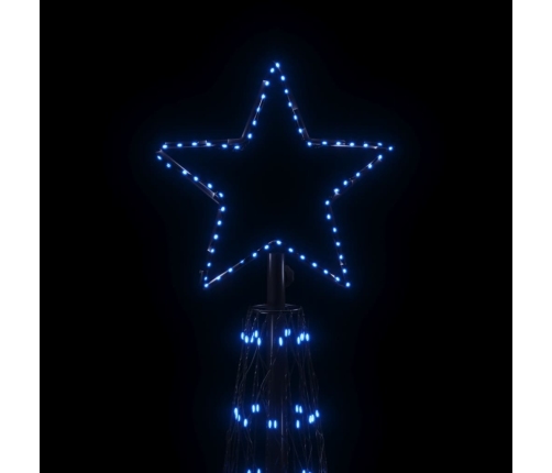 Árbol de Navidad cónico 3000 LED azul 230x800 cm