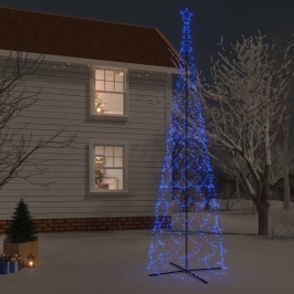 Árbol de Navidad cónico 3000 LED azul 230x800 cm