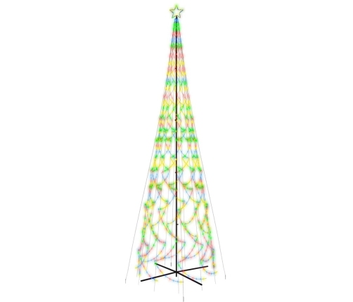 Árbol de Navidad cónico 3000 LED de colores 230x800 cm