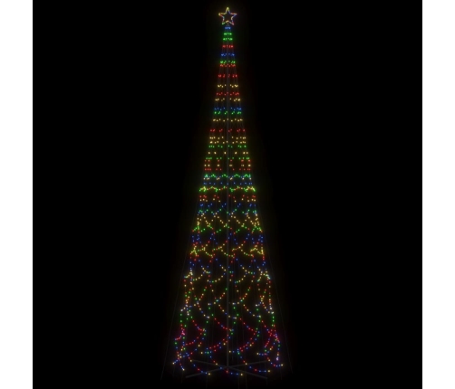 Árbol de Navidad cónico 3000 LED de colores 230x800 cm