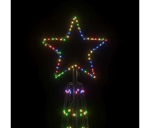 Árbol de Navidad cónico 3000 LED de colores 230x800 cm