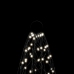 Árbol de Navidad en asta de bandera 200 LED blanco frío 180 cm