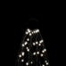 Árbol de Navidad en asta bandera 1400 LED blanco frío 500 cm