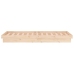 Estructura de cama con LED madera maciza 75x190 cm