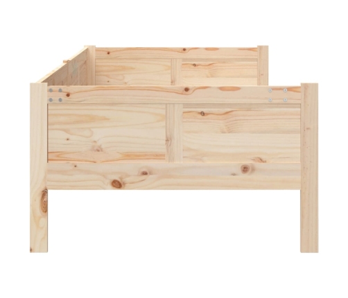 Sofá cama madera maciza de pino 80x200 cm