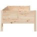 Sofá cama madera maciza de pino 80x200 cm
