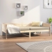 Sofá cama madera maciza de pino 80x200 cm