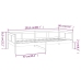 Sofá cama madera maciza de pino 80x200 cm