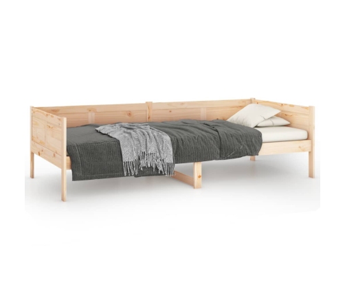 Sofá cama madera maciza de pino 90x190 cm