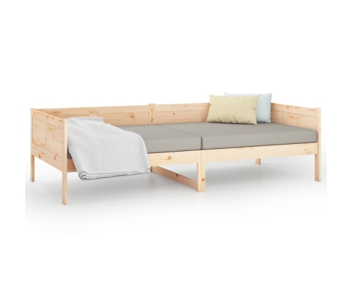 Sofá cama madera maciza de pino 90x190 cm