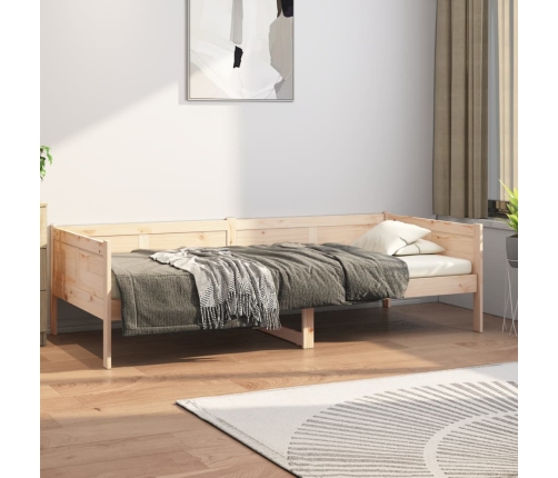 Sofá cama madera maciza de pino 90x190 cm