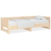 Sofá cama extraíble madera maciza de pino 2x(90x200) cm