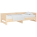 Sofá cama extraíble madera maciza de pino 2x(90x200) cm